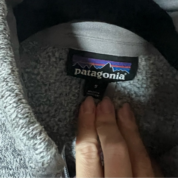 Patagonia women’s better sweater 1/4 zip gray S - Picture 4 of 6